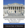Section 504/ADA: Guidelines for Educators and Administrators
