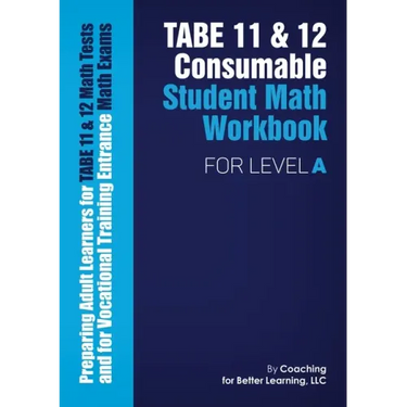 TABE 11 and 12 Consumable Student Math Workbook for Level A