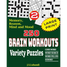 250 Brain Workouts Variety Puzzles