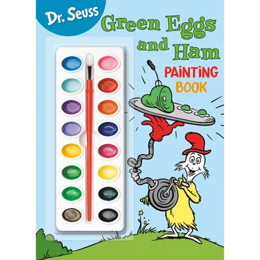 Dr. Seuss: Green Eggs and Ham Painting Book: Coloring and Activity Book with Paint Box
