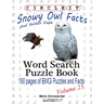 Circle It, Snowy Owl and Golden Eagle Facts, Word Search, Puzzle Book