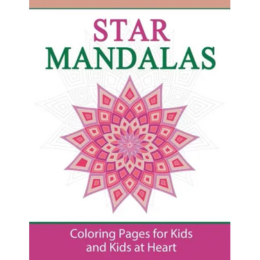 Star Mandalas: Coloring Pages for Kids and Kids at Heart