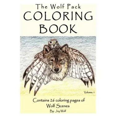 The Wolf Pack Coloring Book 26 Coloring Pages of Wolf Scenes Volume 1