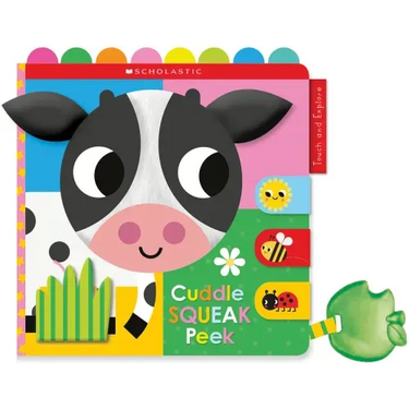 Cuddle Squeak Peek Cloth Book: Scholastic Early Learners (Touch and Explore)