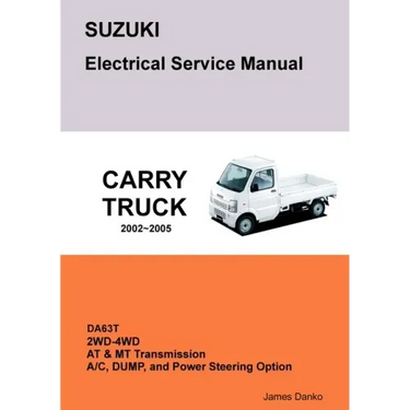 SUZUKI CARRY DA63T Electrical Service Manual & Diagrams