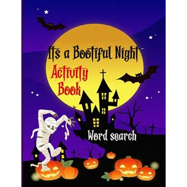 It's a Bootiful Night: Halloween Word Search Large Print Puzzle Book Fun For Adults