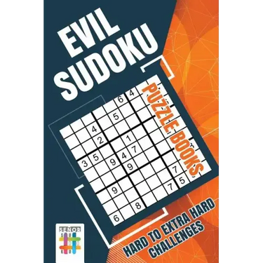 Evil Sudoku Puzzle Books Hard to Extra Hard Challenges
