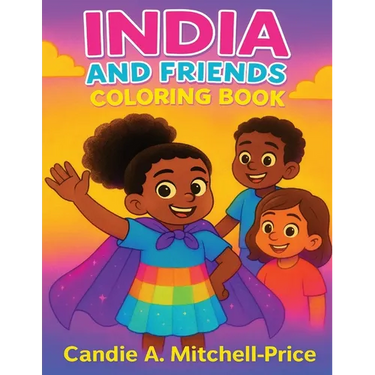 India and Friends Coloring Book