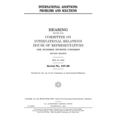 International adoptions: problems and solutions