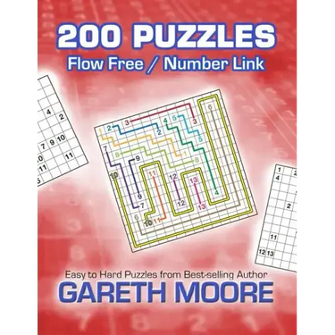 Flow Free / Number Link: 200 Puzzles
