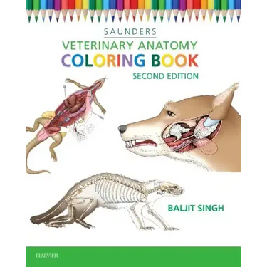 Veterinary Anatomy Coloring Book