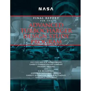 NASA: Final Report for the Advanced Turbocharger Design Study Program