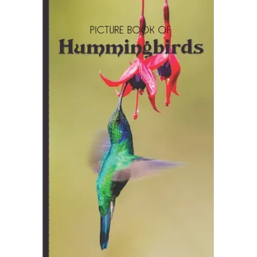 Picture Book Of Hummingbirds: Large Print Book For Seniors with Dementia or Alzheimer's