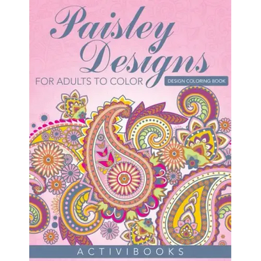 Paisley Designs For Adults To Color - Design Coloring Book