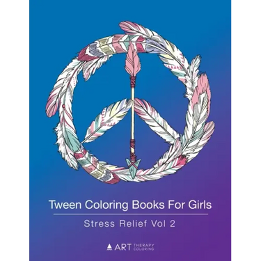 Tween Coloring Books For Girls: Stress Relief Vol 2: Colouring Book for Teenagers, Young Adults, Boys, Girls, Ages 9-12, 13-16, Arts & Craft Gift, Det
