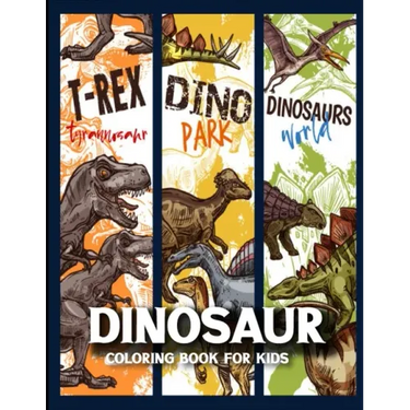 Dinosaur Coloring Book for Kids: Dinosaur activity books for kids Ages 4-8 (Fun Activities for Kids)