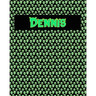 120 Page Handwriting Practice Book with Green Alien Cover Dennis: Primary Grades Handwriting Book