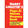 Harry Lorayne's Page-A-Minute Memory Book