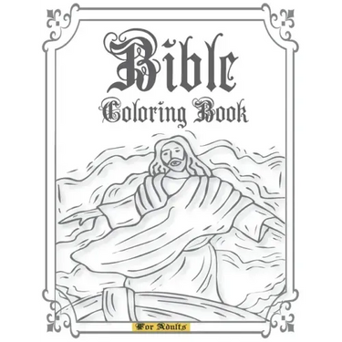 Bible Coloring Book for Adults: A Large Print Stress Relieving Christian Colouring Book to Praise Inspirational & Spiritual Growth. Color the Beauty o