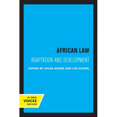 African Law: Adaptation and Development
