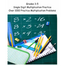Grades 3-5 Single Digit Multiplication Practice Workbook