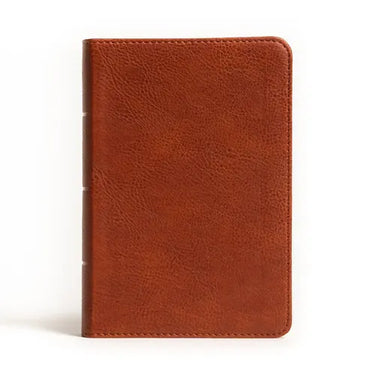 NASB Large Print Compact Reference Bible, Burnt Sienna Leathertouch