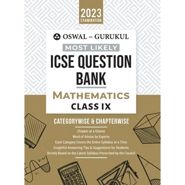 Oswal - Gurukul Mathematics Most Likely Question Bank: ICSE Class 9 For 2023 Exam