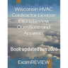 Wisconsin HVAC Contractor License Exam Review Questions and Answers
