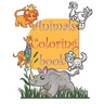 Animals coloring book: happy animals coloring book