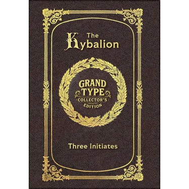 Large Print - The Kybalion - Grand Type Collector's Edition - Matte Hardcover with Dust Jacket