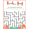 Puzzle Book for Dementia Patients: For Adults With Dementia - 50 Puzzles - Paperback - Made In USA - Size 8.5x11