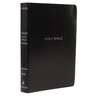 NKJV, Reference Bible, Center-Column Giant Print, Leather-Look, Black, Red Letter Edition, Comfort Print