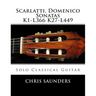 Scarlatti, Domenico K1-K27 for solo Classical Guitar