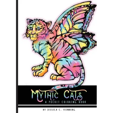 Mythic Cats Pocket Coloring Book