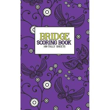 Bridge Scoring Book: 100 Tally Sheets