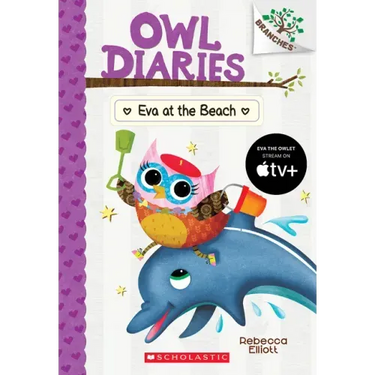 Eva at the Beach: A Branches Book (Owl Diaries #14): Volume 14
