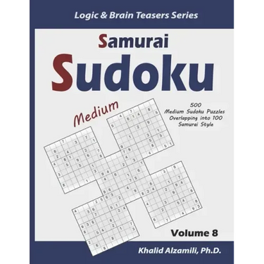 Samurai Sudoku: 500 Medium Sudoku Puzzles Overlapping into 100 Samurai Style