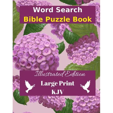 Word Search Bible Puzzle: Illustrated Edition Large Print