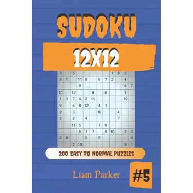 Sudoku 12x12 - 200 Easy to Normal Puzzles vol.5