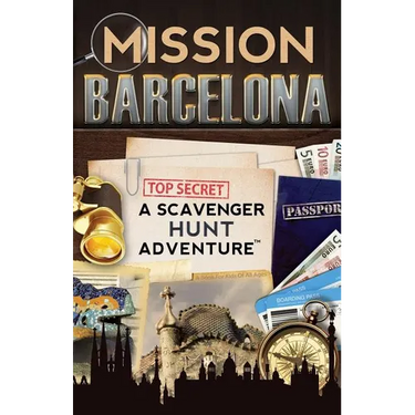 Mission Barcelona: A Scavenger Hunt Adventure: (Travel Book For Kids)