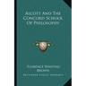 Alcott and the Concord School of Philosophy