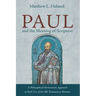 Paul and the Meaning of Scripture: A Philosophical-Hermeneutic Approach to Paul's Use of the Old Testament in Romans