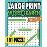 Large Print Word Search: 101 Puzzles ( Volume 2 )