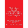 Writing Great Characters in the First Ten Pages