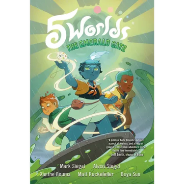 5 Worlds Book 5: The Emerald Gate: (A Graphic Novel)