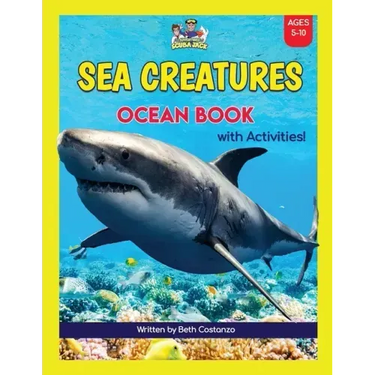 Super Fun Sea Creatures Ocean Book with Activities for Kids!