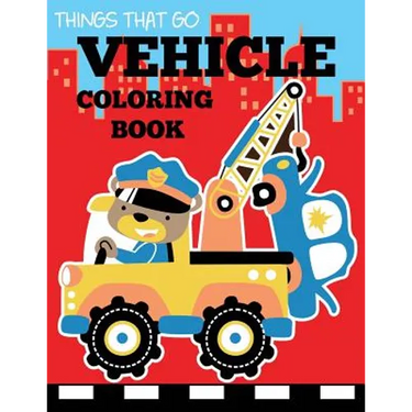 Vehicle Coloring Book
