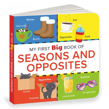 My First Big Book of Seasons & Opposites: Illustrated Board Book of Seasons and Opposites for Preschool Kids, Toddlers Book for 1+ [Penguin Early Lear