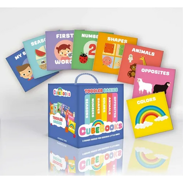 Cubebooks: Toddler Basics: 8 Board Books for Curious Little Ones