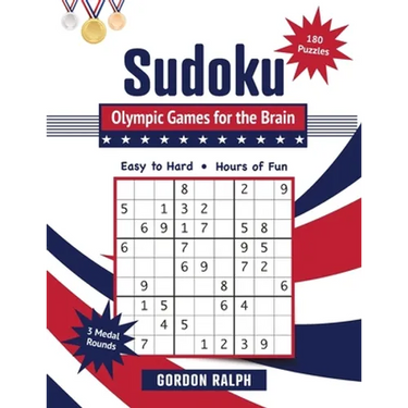 Sudoku Olympic Games for the Brain: 180 Large Print Puzzles - Easy to Hard